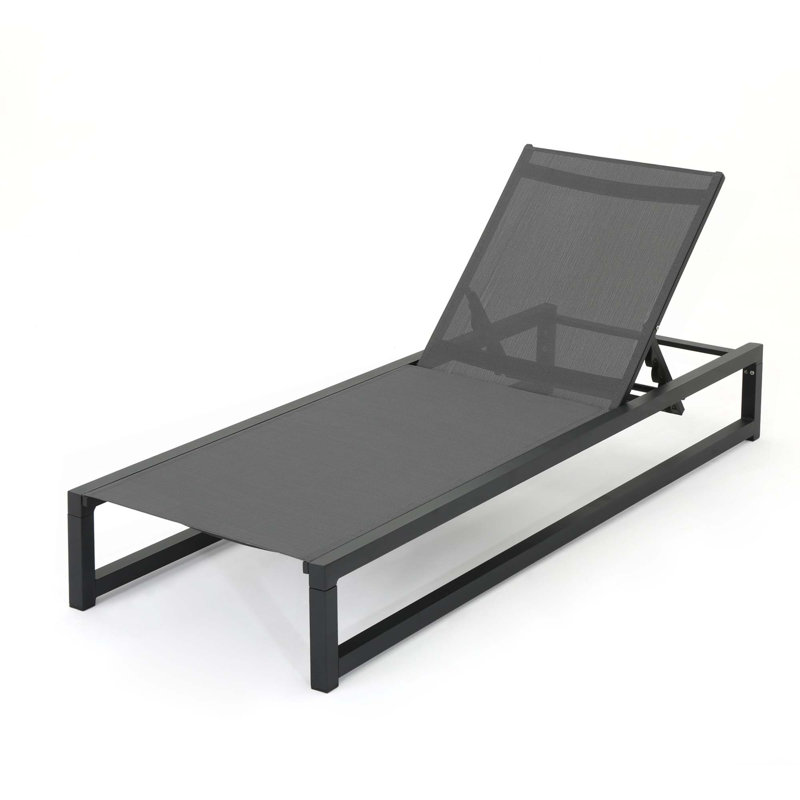 Venice Chaise Lounge, Gray, 1