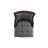 Fifth Avenue Traditional Vegan Leather Upholstered Beech Wood Bar Stool in Graphite-53598449-98788205