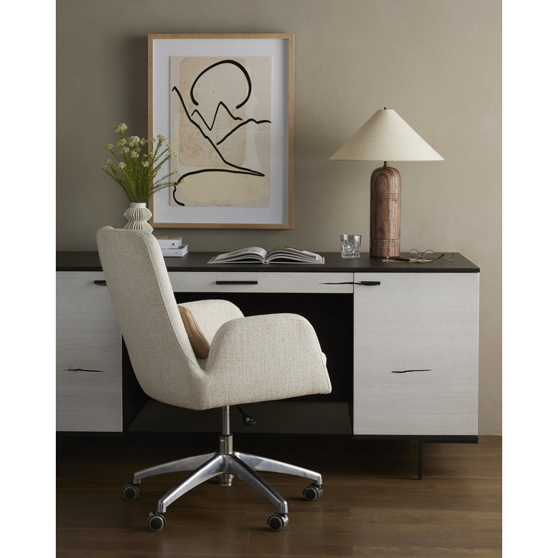 Leda Swivel Task Chair, Surrey Cocoa