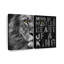 «Lion Hustler Inspirational Quote», reproduction d'art sur toile-2072998239