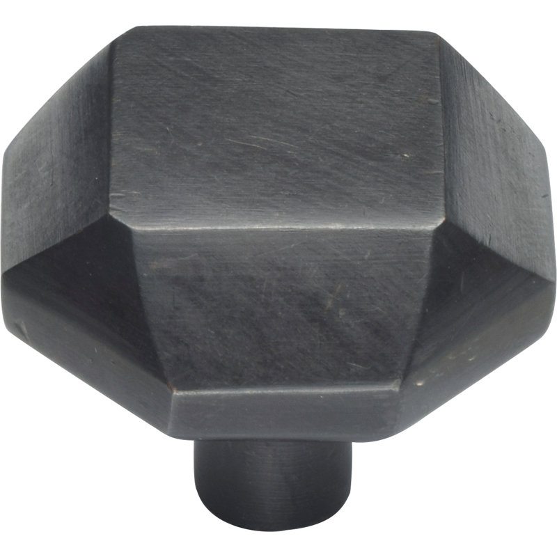 Faceted Knob, 1.25, Dark Bronze