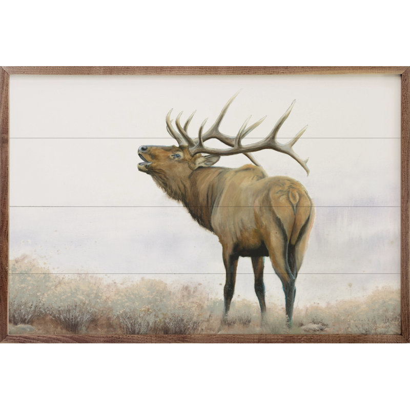 Majestic Elk Brown par James Wiens, H 10 po x l 16 po