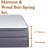 White Noise 20'' Plush Innerspring Mattress and Box Spring-1217389566