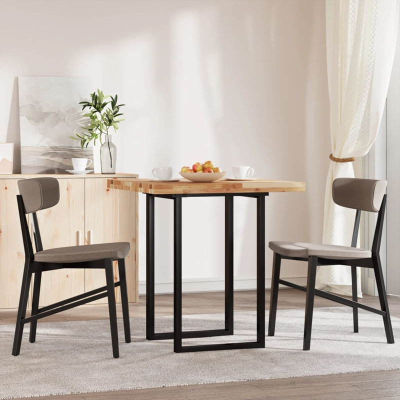 Jersey Solid Wood Table Top, 4cm H x 70cm W x 70cm D