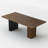 Modern Writing Desk, 66.9" Large Office Desk with Fluted Dual-Tone Base, Home Office Executive