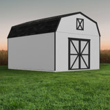 Hudson Wood Storage Shed With Floor