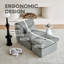 Armless Bean Bag Set With Ottoman (set Of 2)-1216675484