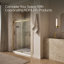 Levity 74" H x 59.63" W Bypass Shower Door with CleanCoat® Technology-801942694-801942696