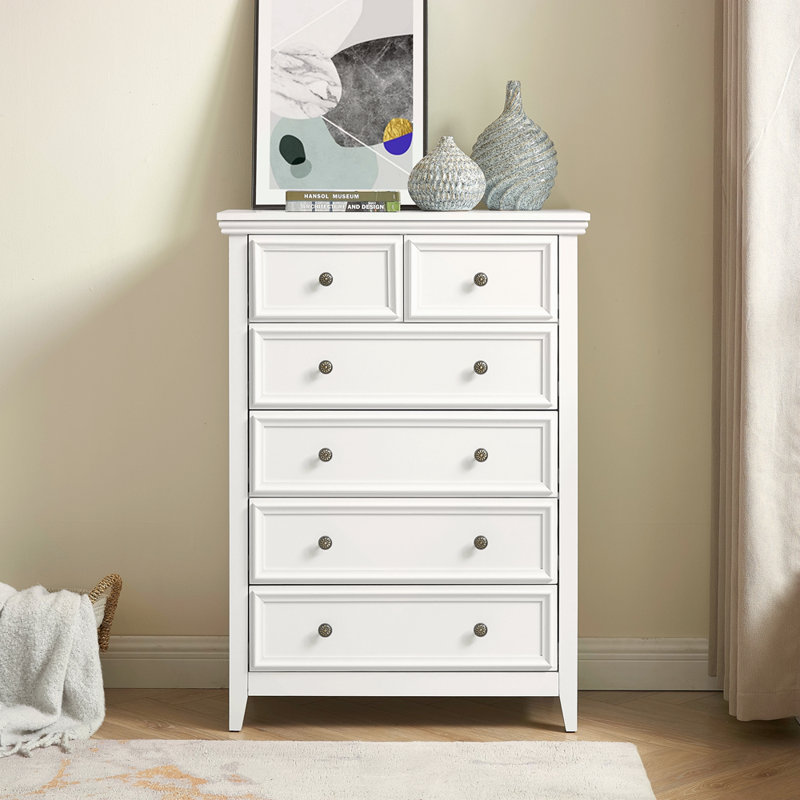 Commode moderne à 6 tiroirs, commode à tiroirs et rangement pour vêtements, armoire de rangement pour le salon, Noir