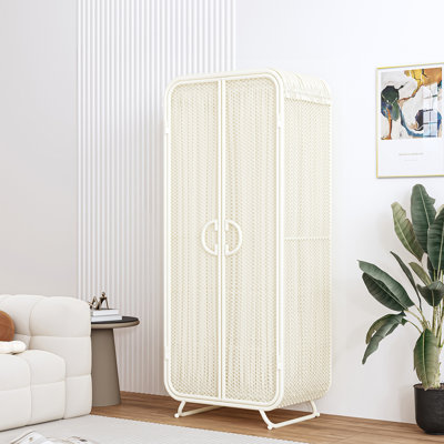 Simple French-Style Iron Wardrobe