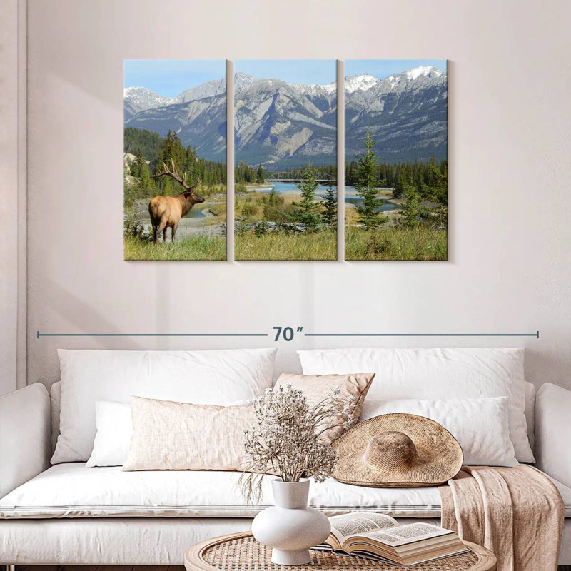 Jasper Elk, 28" H x 45" W