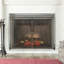 Pare-feu en fer mat - 103,5 cm (l) x 76,2 cm (h), durable, fonctionnel et facile à installer