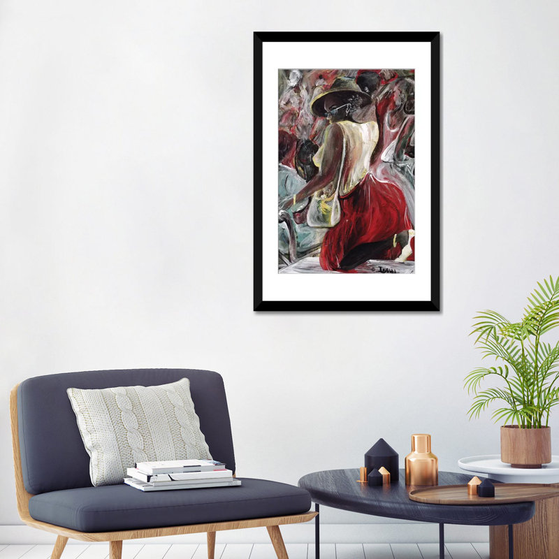 «Profilage», reproduction sur toile, H 32 po x l 24 po x P 1 po, Papier d'art encadré noir, Blanc