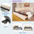 Upholstered Daybed With Adjustable Side Panels And Casters-203780722