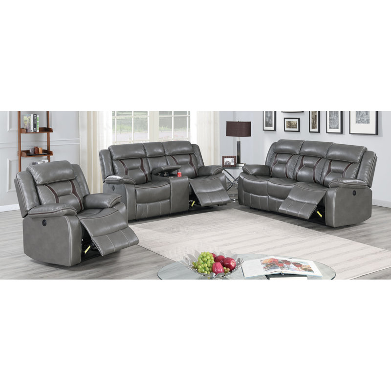 Ensemble de salon inclinable configurable Lundeen