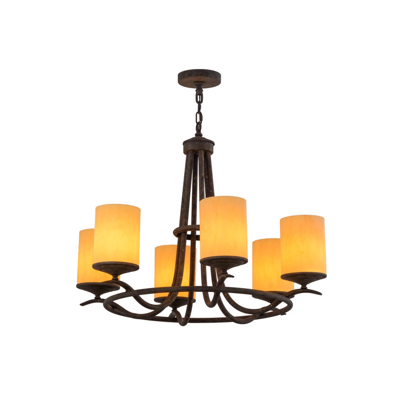 Burgoyne 6 - Light Chandelier