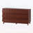 6 Drawer Storage Cabinet with Wave Front Design,Modern TV Stand & Chest of Drawers-475460687