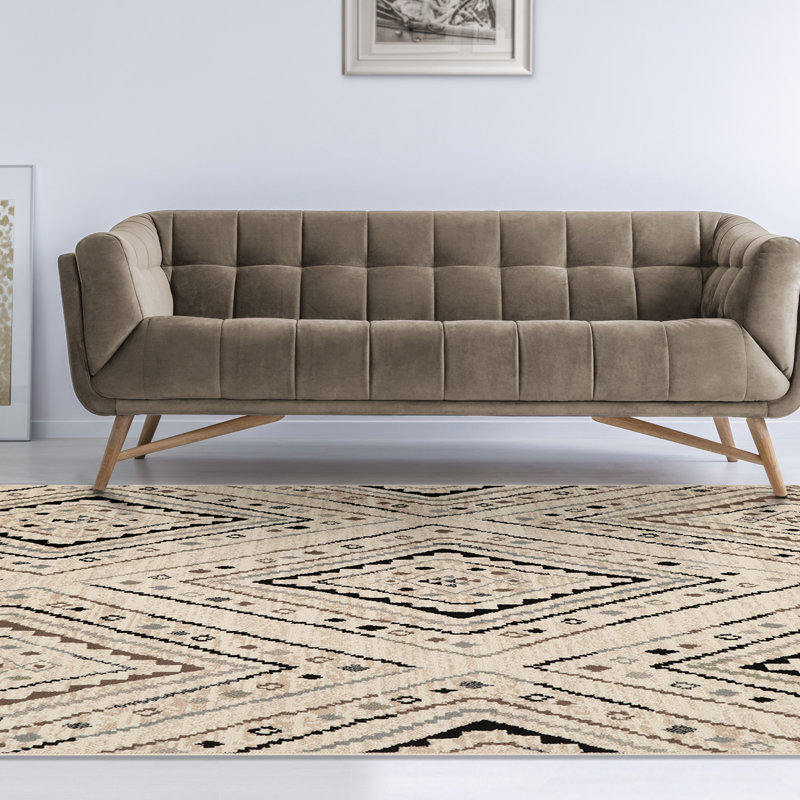 Hennadij Moroccan Indoor Rug, Rectangle 5' x 8'