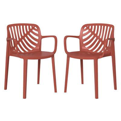 Outdoor Stacking Dining Armchair (Set Of 2)