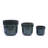 3 Pieces Ceramic Flowerpot, Modern Planter For Patio, Garden, Windowsills-947293590