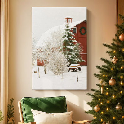 Silver Carol of Snow-Premium Gallery Wrapped Canvas