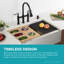 Robinet de cuisine à pont transitionnel et filtre à eau Kraus Allyn-50465762-93762420