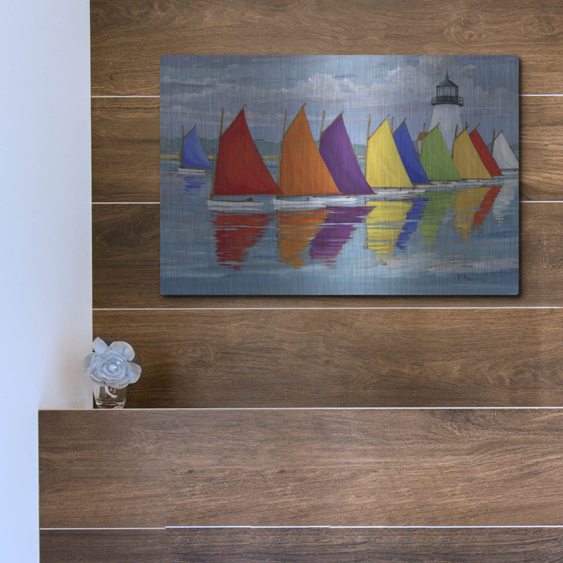 «Rainbow Fleet» par Paul Brent, H 12 po x l 16 po