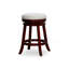 Tabouret de comptoir élégant et confortable avec pivot et rangement, parfait pour la cuisine ou le bar