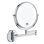 8 Inch LED Wall Mount Two-Sided Magnifying Makeup Vanity Mirror With 12 Inch Extension, 1X/3X Magnification, 360 Degree Rotation, And Waterproof Button