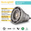 Sunlight2® GU10 120 V CA, ampoule de 7 W, IRC 94, gradation à chaud, 3000 K à 1800 K, angle de faisceau de 24 °, finition argentée.-119276340