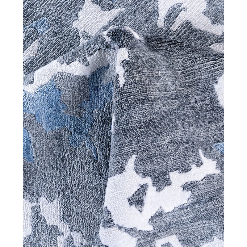 Overdyed One-of-a-Kind Rectangle 8' X 10' Hand Knotted Area Rug