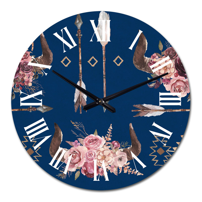 Horloge murale boho, Grand