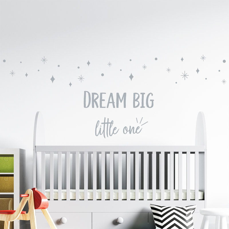 Abstract Non-Wall Damaging Wall Decal, Grey