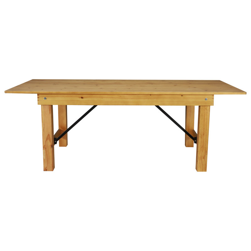 Table de salle à manger Dejon, Clair naturel, H 30 po x L 84 po x l 40 po