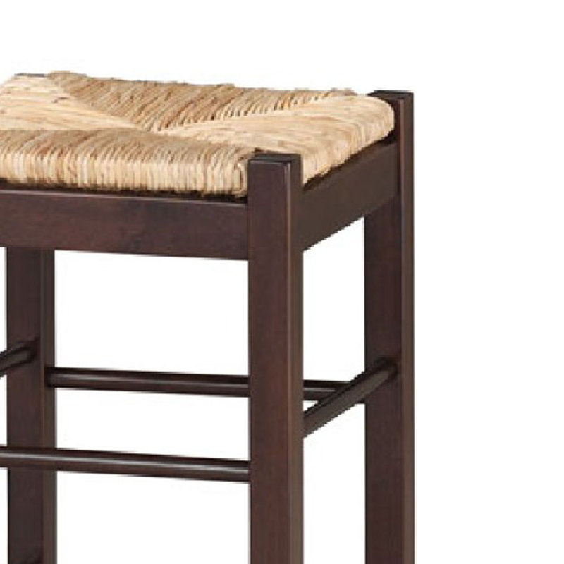 Tabouret de bar 29 po Jolene-Rebecca, Beige / brun foncé