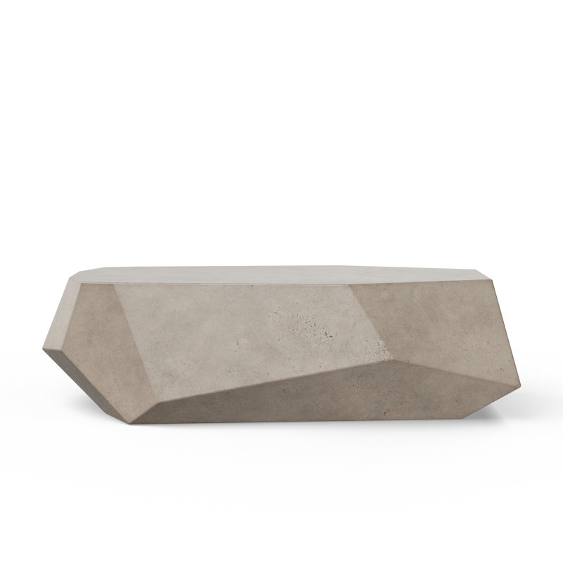 Cassis Solid Coffee Table, Gray