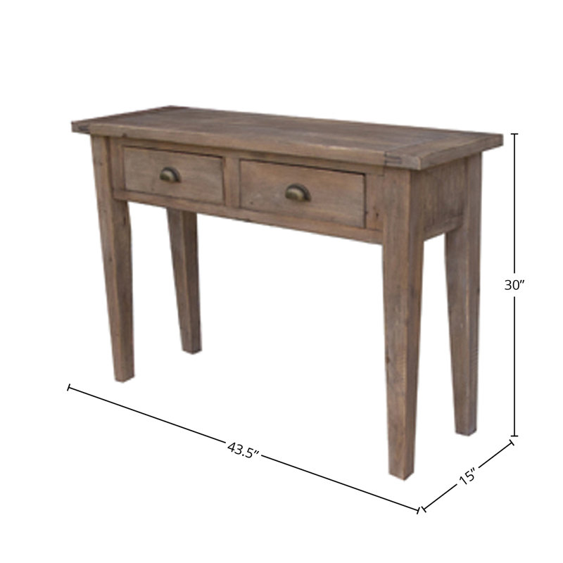 Dunnyvadden 44" Solid Wood Console Table