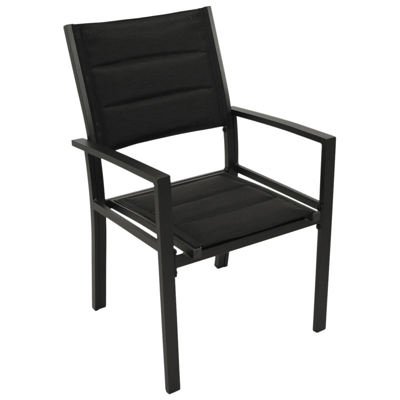Destene Patio Dining Armchair, Grey/Brown/Blue