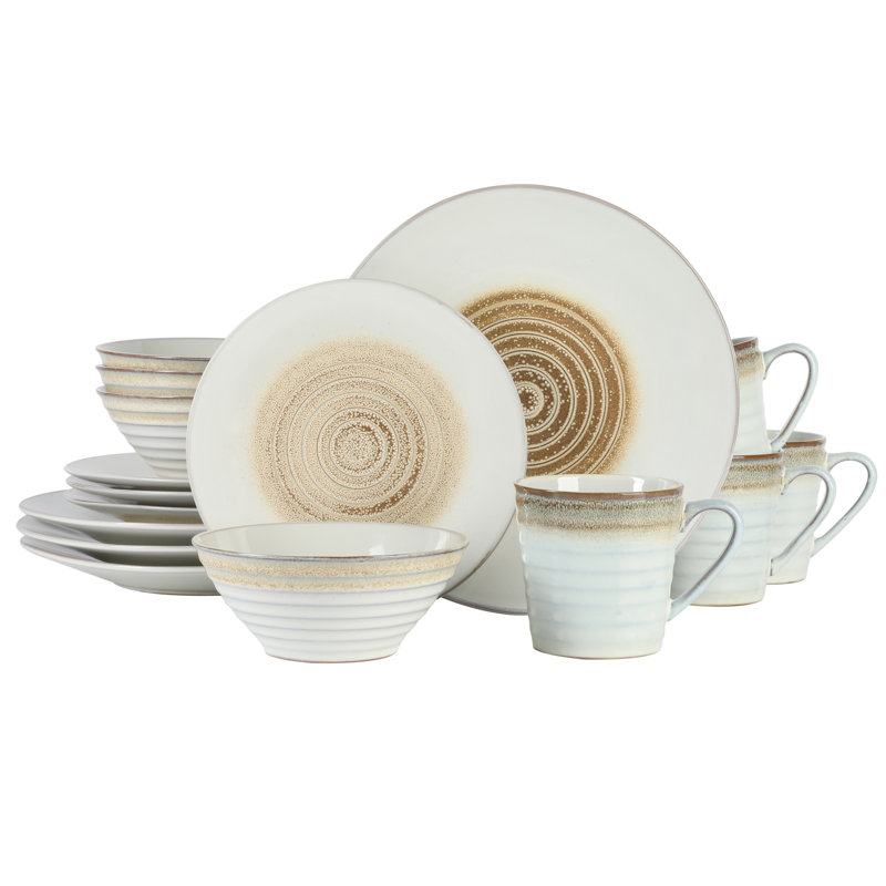 Service de table Everly Quinn Ulphi - Service pour 4, Taupe