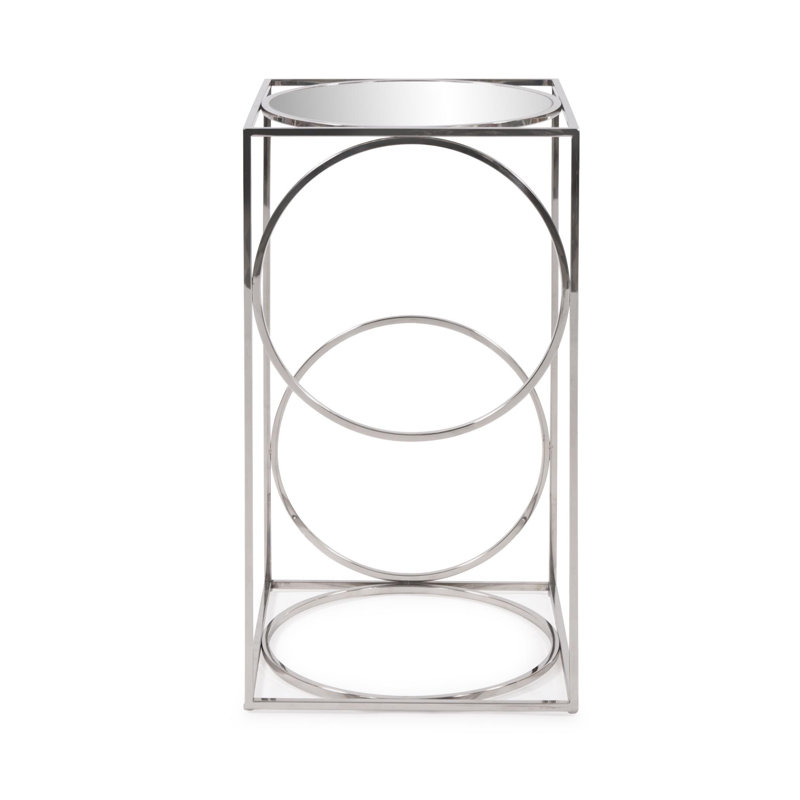 Glass Top End Table