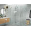 Halo 60 in. x 47 in. x 78 in. 90-degree Fully Frameless Glass Hinged Shower Enclosure-1360440182