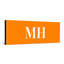 Îles Marshall - Drapeau du monde - Monogramme de luxe en diamants - Bleu, orange et blanc - Toile panoramique-1649764131