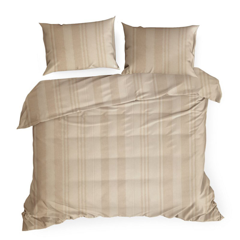 Striped Duvet Cover with Pillowcases