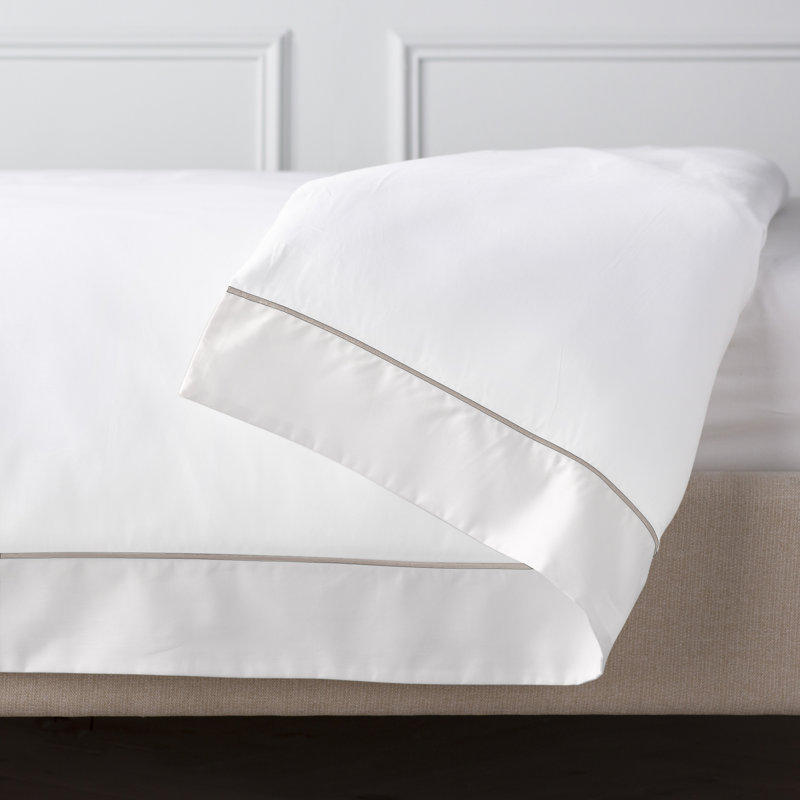 Housse de couette simple Soprano II, Platine, Housse de couette pour grand lit