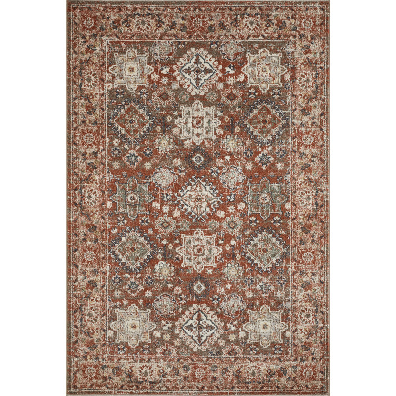 Oriental Indoor Rug, Rectangle 9'10" x 12'10"