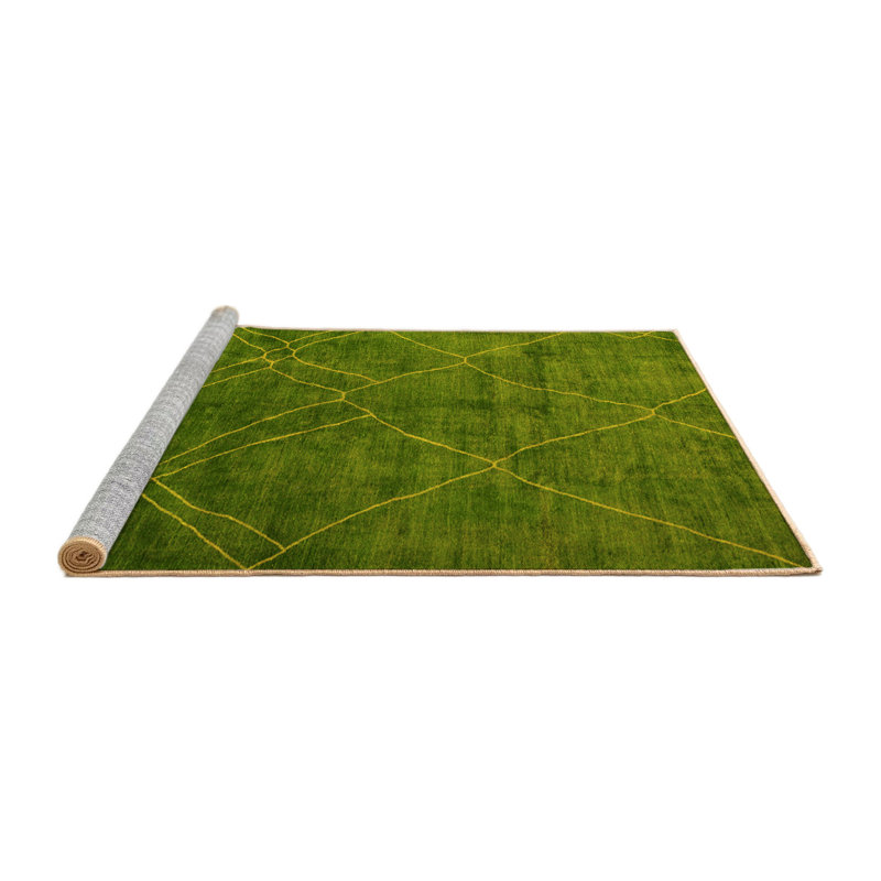 Kysha Washable Abstract Indoor Rug, Square 6'
