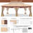 Gazebo 12x20 with Improved Cold-Proof Curtains Nettings Outdoor Gazebo-113901849