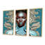 Beautiful Retro African American Model II - 3 pièces sur toile-2056822189-2056822191
