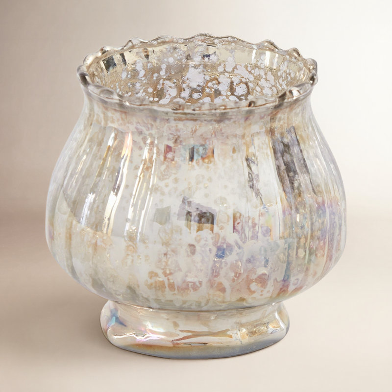 Chantal Votive Candle Holder, 3.50" H x 3.75" W x 3.75" D
