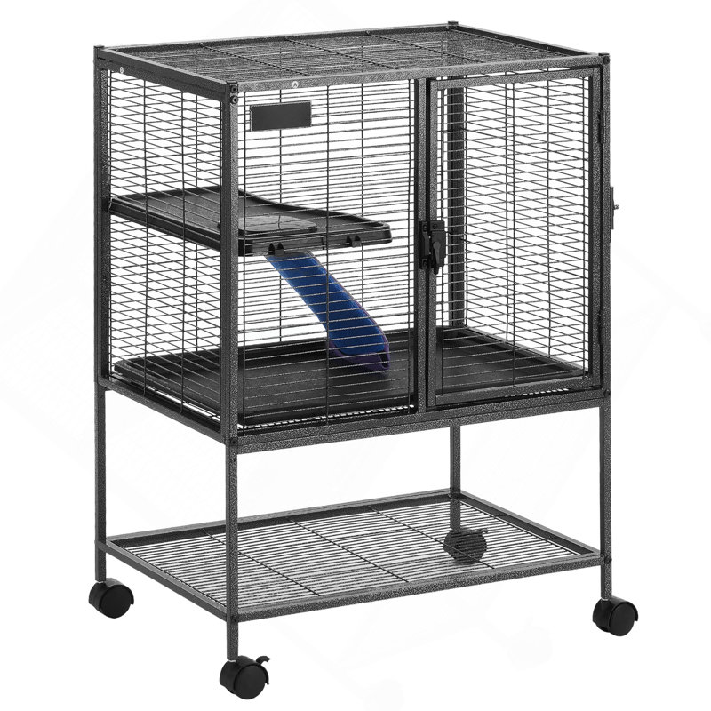 Cage à furet à 2 niveaux 34 po, H 22,05 po x l 25,2 po x P 5,91 po